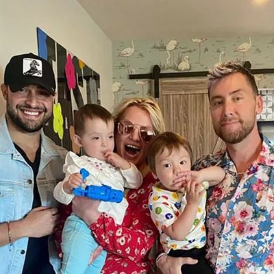 Britney Spears Meets Lance Bass’ Twins and Declares Herself “A New Auntie”
