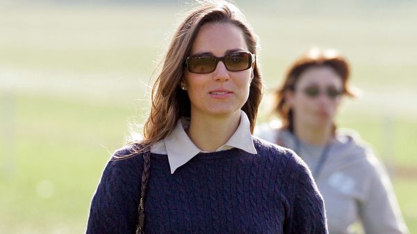 Princess Catherine's old school split white denim skirt that she wore with slouchy boots is surprisingly on trend in 2023