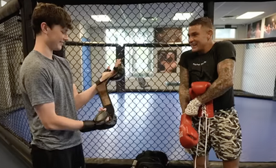 Video: UFC’s Dustin Poirier makes young cancer survivor’s wish come true as part of ESPN series