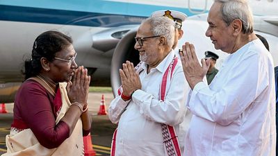 President Murmu reaches Odisha on three-day tour