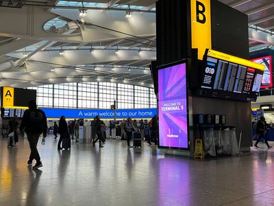 Heathrow passenger numbers ‘consistently below pre-pandemic levels’ due to cost of living crisis