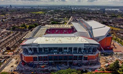 Opening of Liverpool’s new Anfield Road stand delayed for start of season