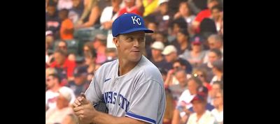 Zack Greinke couldn’t help but smile when his ex-teammate used the pitcher’s warmup music in tribute