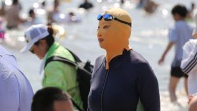 Facekinis: the latest beachwear trend in China