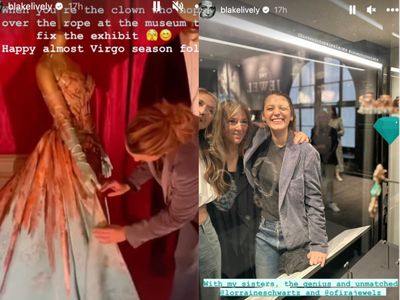 Blake Lively hops Kensington Palace ropes to fix display of her 2022 Met Gala gown