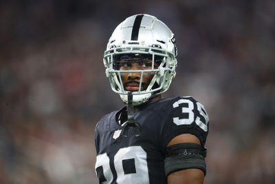 Nate Hobbs missed first day of Raiders training camp after taking softball off his head