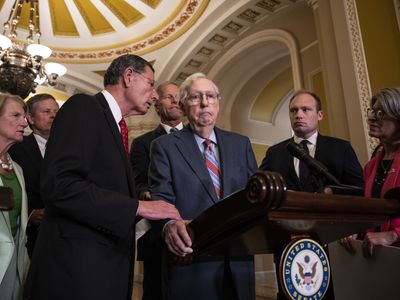 McConnell says he's 'fine' after abruptly stopping press conference