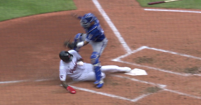 The Guardians’ Gabriel Arias wowed MLB fans with astonishingly smooth slide through the catcher’s legs