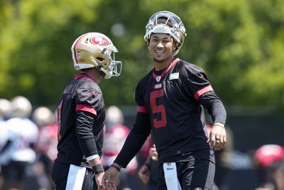 A small, early sign of growth for 49ers QB Trey Lance