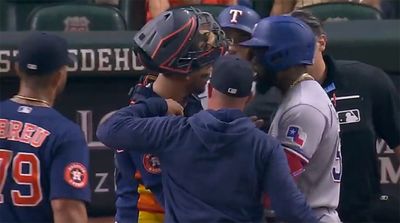 Benches Clear After Adolis Garcia Grand Slam As Rangers-Astros Rivalry Heats Up