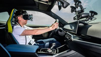 Driving a BMW wearing a VR headset is the most fun I’ve had on a track