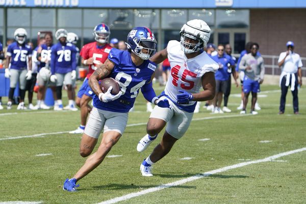 Rookie burner Jalin Hyatt cooking at Giants camp, wants to win Offensive  Rookie of the Year – Hartford Courant