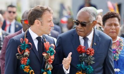 Emmanuel Macron denounces ‘new imperialism’ in Pacific on historic visit to Vanuatu
