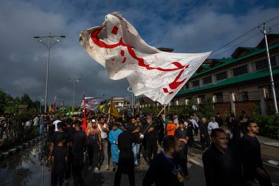 Indian authorities allow Muslim procession in Kashmir's main city for the first time in 3 decades