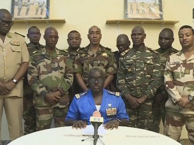 Niger's military announces a coup on national television