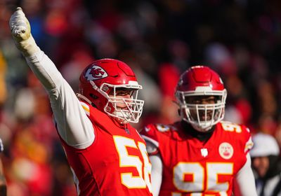 Chiefs DE George Karlaftis spoke about practicing without Chris Jones at training camp