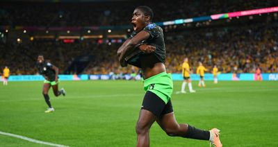 Nigeria’s Asisat Oshoala pulls a Brandi Chastain with the best World Cup 2023 celebration so far