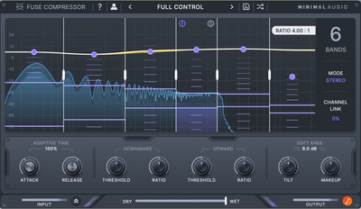 Minimal Audio's Fuse Compressor plugin promises to make multiband compression faster and more intuitive