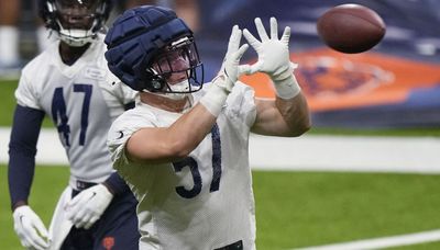 Bears LB Jack Sanborn still limited in practice as workload grows