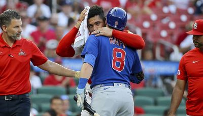 Head wound, ejections color early innings of Cubs’ blowout win vs. Cardinals