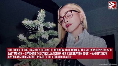 Madonna says she feels like ‘the luckiest star’ after intensive care stay