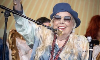 Joni Mitchell: At Newport review – years melt away in surprise folk festival recording