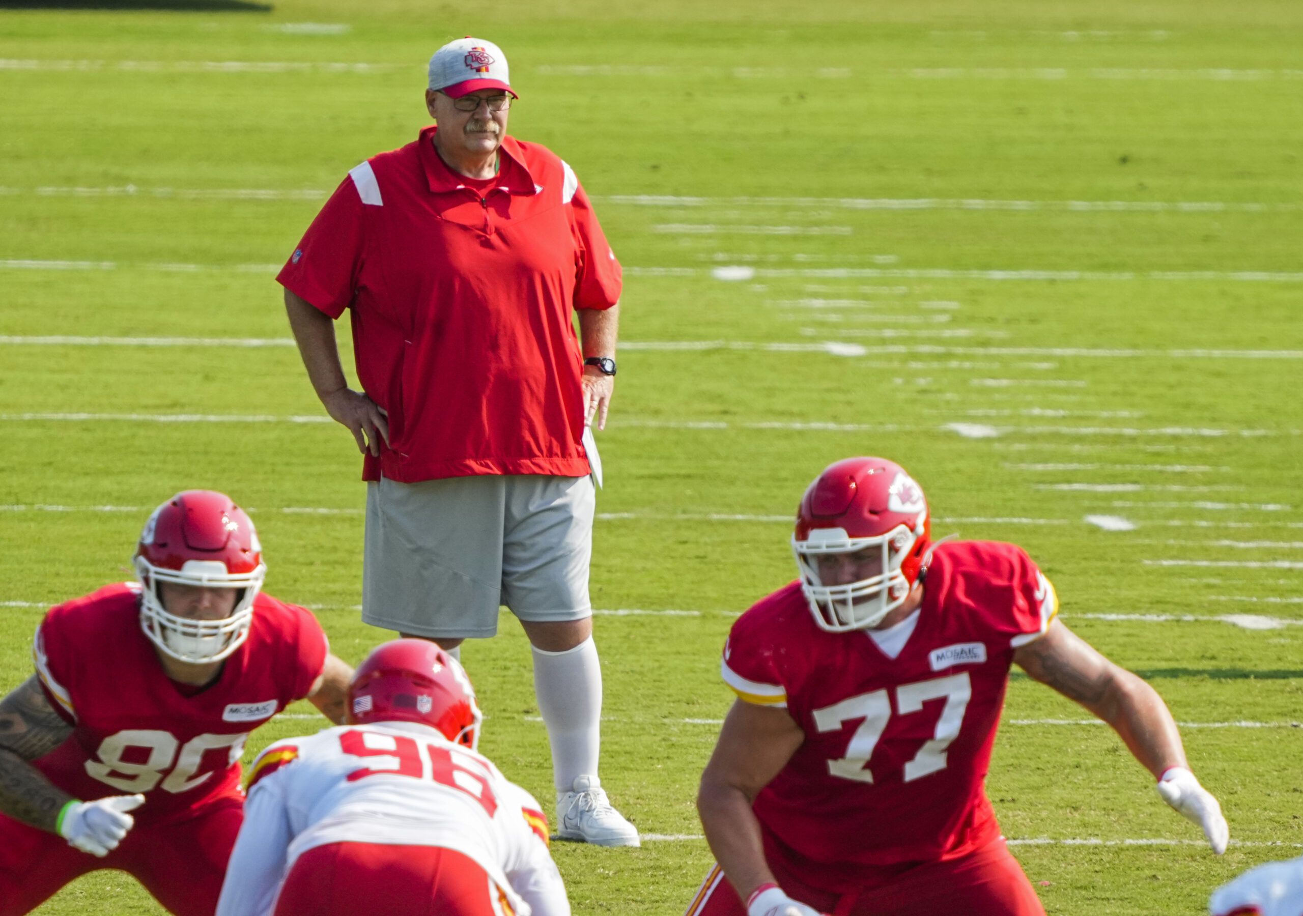 Creed Humphrey hints at brewing cohesion, grit along Chiefs' OL