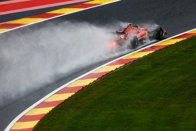 F1 Belgian GP: Sainz heads rainy, red-flagged practice session