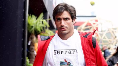 Ferrari's Carlos Sainz fastest in wet Spa practice