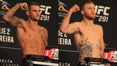 UFC 291 video: Dustin Poirier, Justin Gaethje make weight for ‘BMF’ title showdown