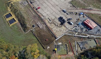 Oil pipeline construction in Minnesota ruptured an aquifer. Officials say it’s the 4th time