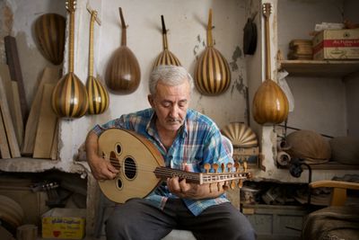 In war and peace, the oud never leaves this Syrian musician’s side