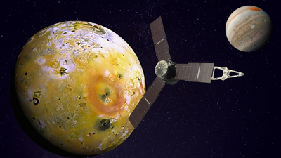 NASA's Juno Jupiter probe to get closest view of volcanic moon Io on July 30