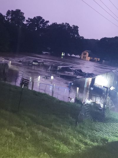 Flash flooding in central Kentucky causes loss of life on anniversary of southeast KY flood.