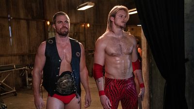Stephen Amell And Alexander Ludwig May Play Aggro Wrestlers In Heels, But They Sound Like Total Sweeties Together Behind The Scenes