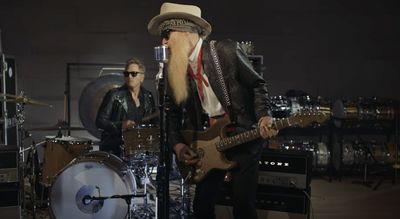 "Man, I like this thing!": Watch Billy Gibbons play the blues on a cardboard Strat