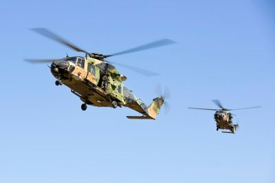 Four missing after Australian military helicopter crashes and halts US joint exercise