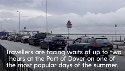 Summer holidaymakers face weekend travel chaos amid Dover queues and rail strikes