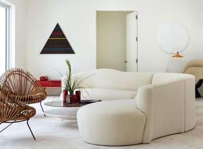 Curved sofas vs straight sofas – designers explain which is right for you