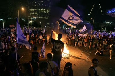 Watch live as protests take place against Israel’s judicial overhaul in Tel Aviv