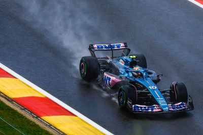 Gasly "didn't feel safe" racing in Spa F1 sprint spray