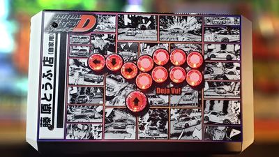 Dual Raspberry Pis Power Stickless Initial D-Themed TE1 Fight Stick
