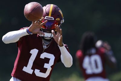 WATCH: Rookie CB Emmanuel Forbes with a pick-6 at training camp