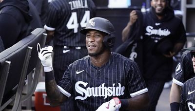 White Sox shortstop Tim Anderson hits his first home run of season