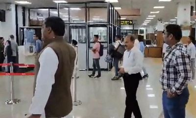 MPs from opposition alliance INDIA arrive in Delhi from Manipur