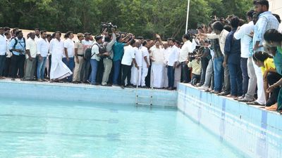 Swimming pool at Katpadi sports complex remains idle due to lack of water source
