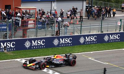 Max Verstappen wins F1 Belgian Grand Prix despite five-place grid penalty