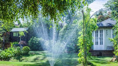 How long should you water your garden with a sprinkler?