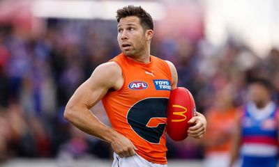 Toby Greene: studs up, chest out and jaw jutted, the AFL star has done it his way