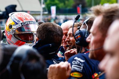 Verstappen split over seriousness of "pitstop training" comment during F1 Belgian GP